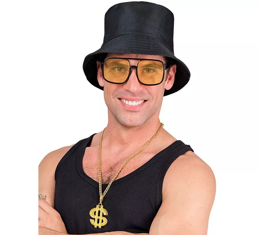Translation missing: it.Kit Hip Hop Años 90: Sombrero, Gafas, Collar y Anillo