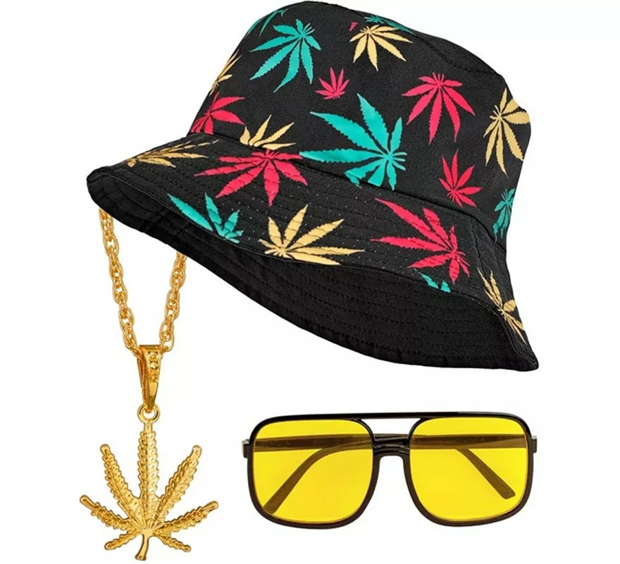 Translation missing: it.Kit Hip Hop Años 90: Sombrero, Gafas y Collar