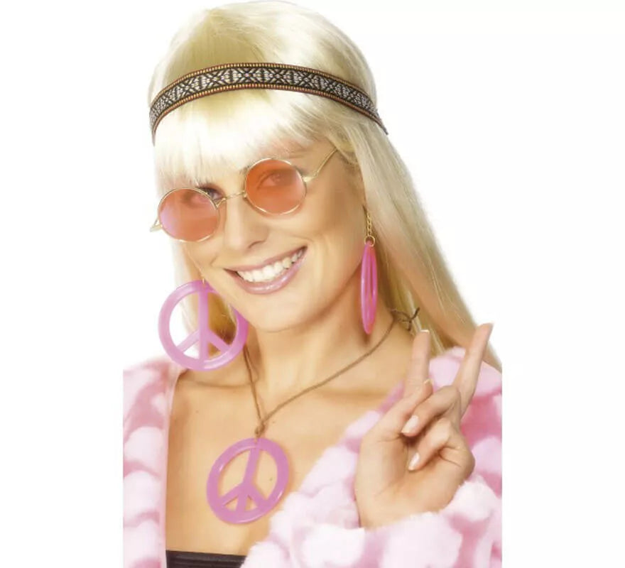 Translation missing: it.Kit Hippy Mujer: Cinta para Pelo, Gafas, Collar y Pendientes