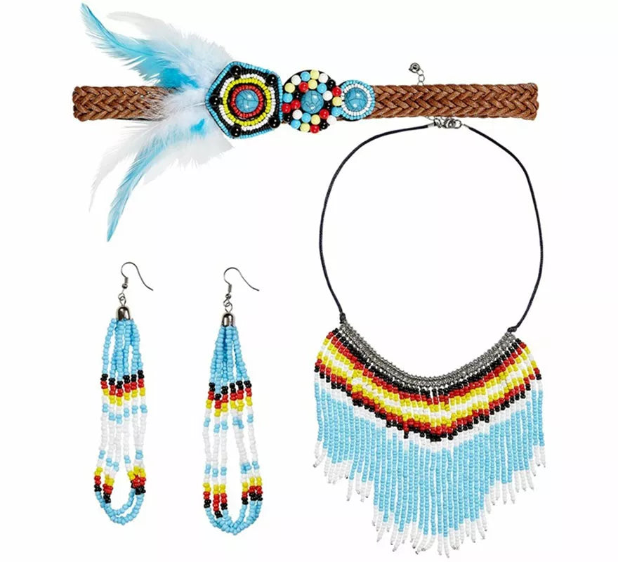 Translation missing: it.Kit India Nativa: Collar, Pendientes y Cinta