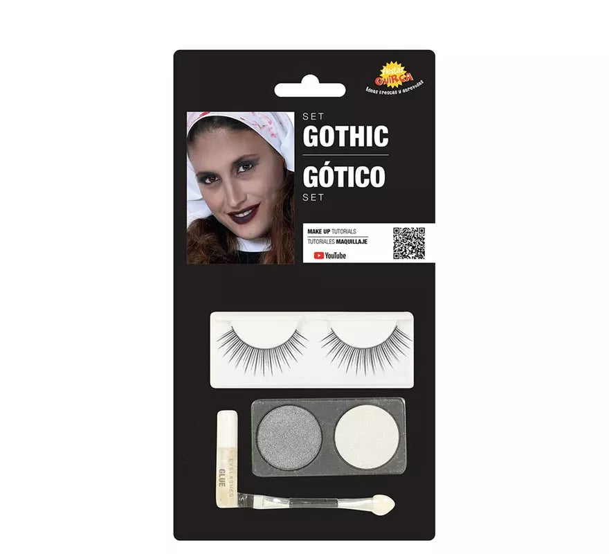 Translation missing: es.Kit Maquillaje: Plata y Blanco, Pestañas, Pegamento, Pincel