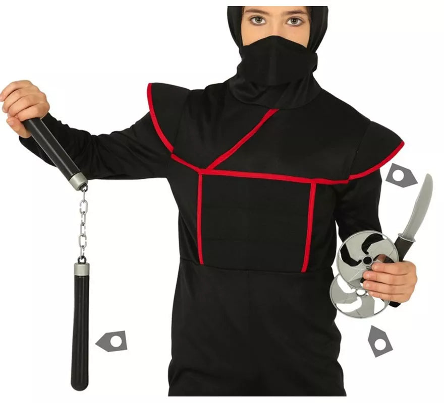 Translation missing: it.Kit Ninja: Nunchaku, Cuchillo y 2 Estrellas