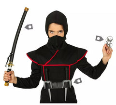 Kit ninja: sciabola, 2 coltelli e stella