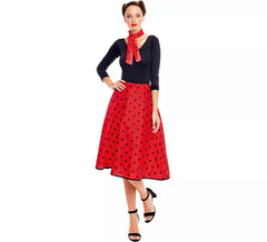 Kit o Costume anni '50 in vari colori per donna: Gonna e Sciarpa