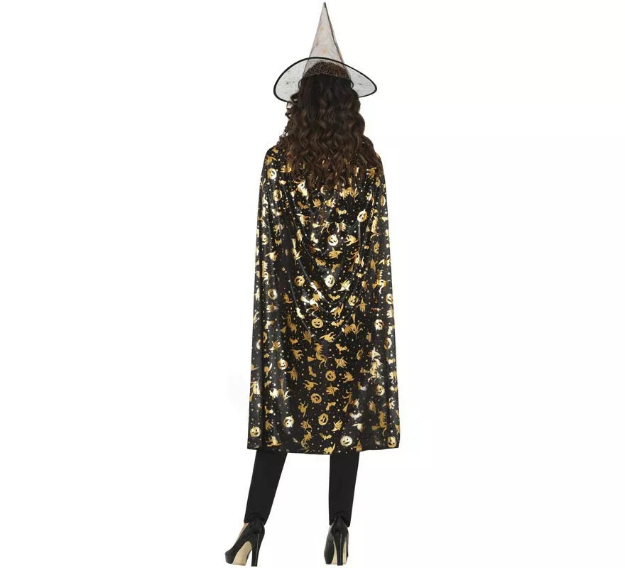 Translation missing: es.Kit o Disfraz de Bruja: Gorro y Capa 110 cm