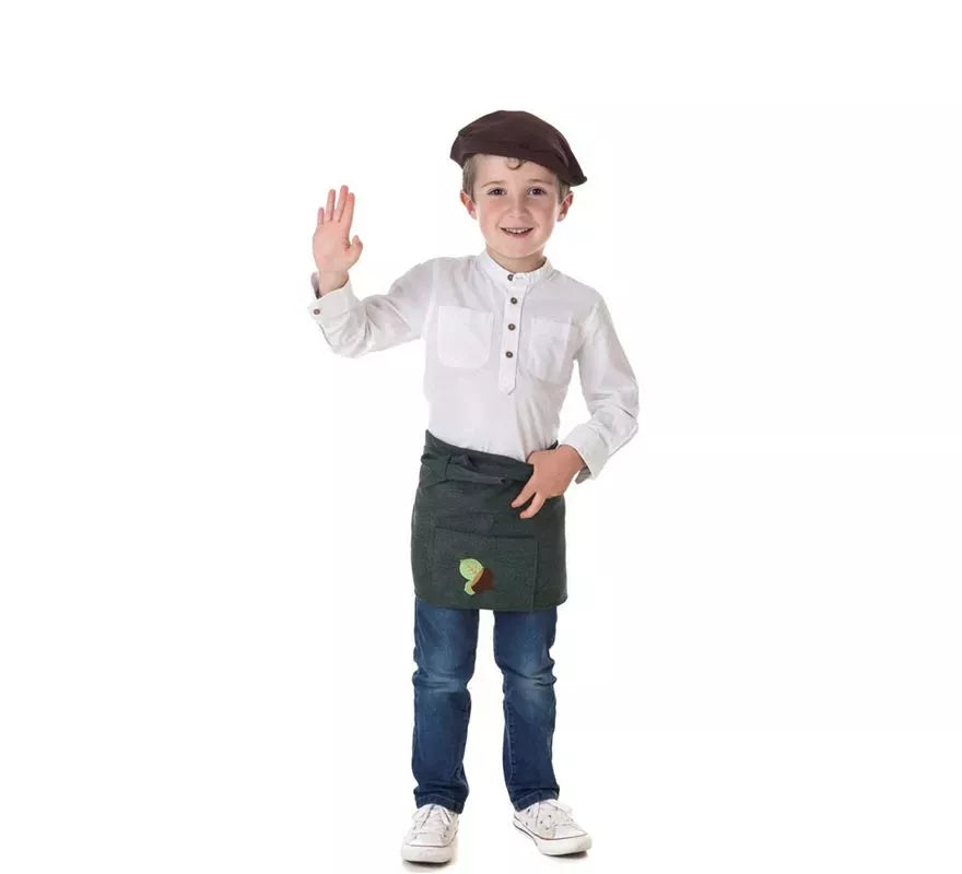 Translation missing: it.Kit o Disfraz de Castañero Otoño Verde para niño