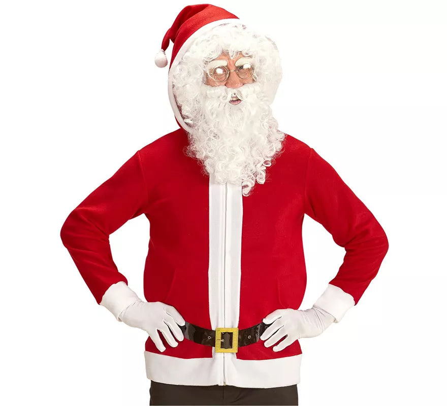 Translation missing: it.Kit Papá Noel para hombre: Sudadera con Capucha y Cinturón