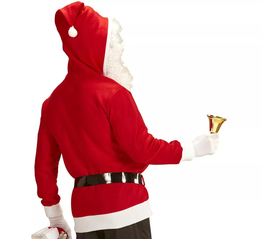 Translation missing: it.Kit Papá Noel para hombre: Sudadera con Capucha y Cinturón