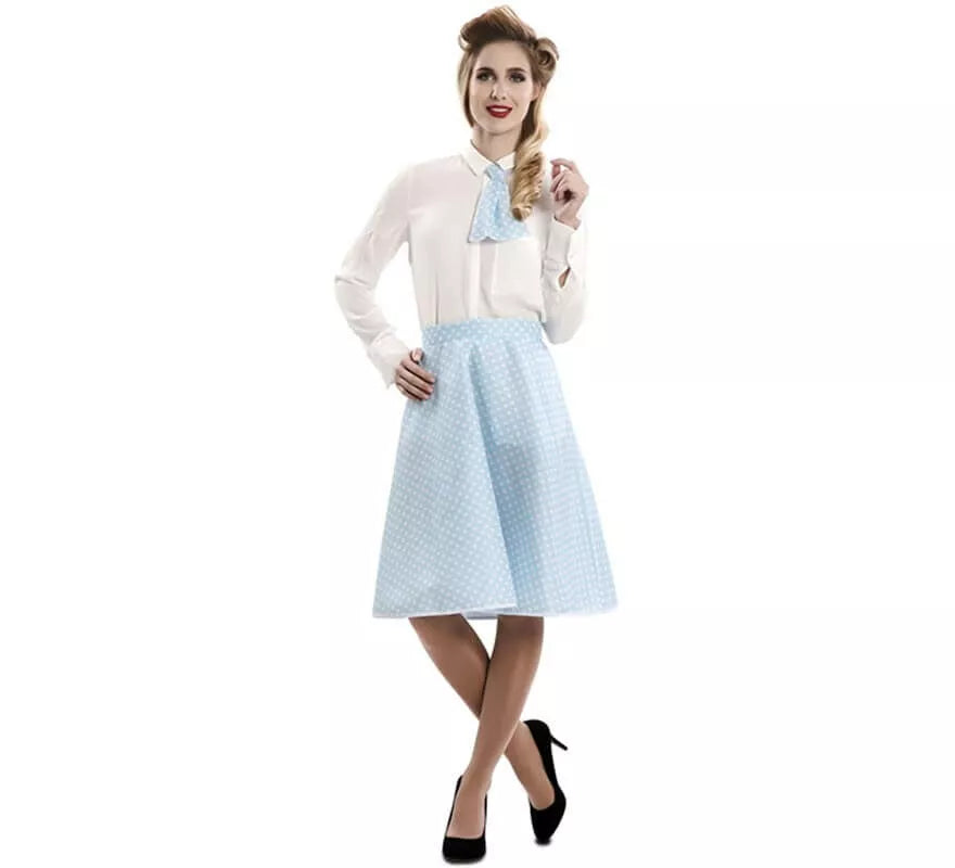 Translation missing: es.Kit Pin-Up Azul para mujer: Falda y Corbata