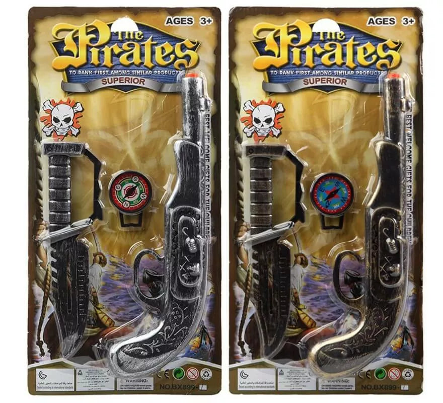 Translation missing: it.Kit Pirata: Brújula, Cuchillo y Trabuco en 2 modelos surtidos