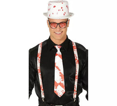 Kit Sangriento: Sombrero, Corbata y Tirantes