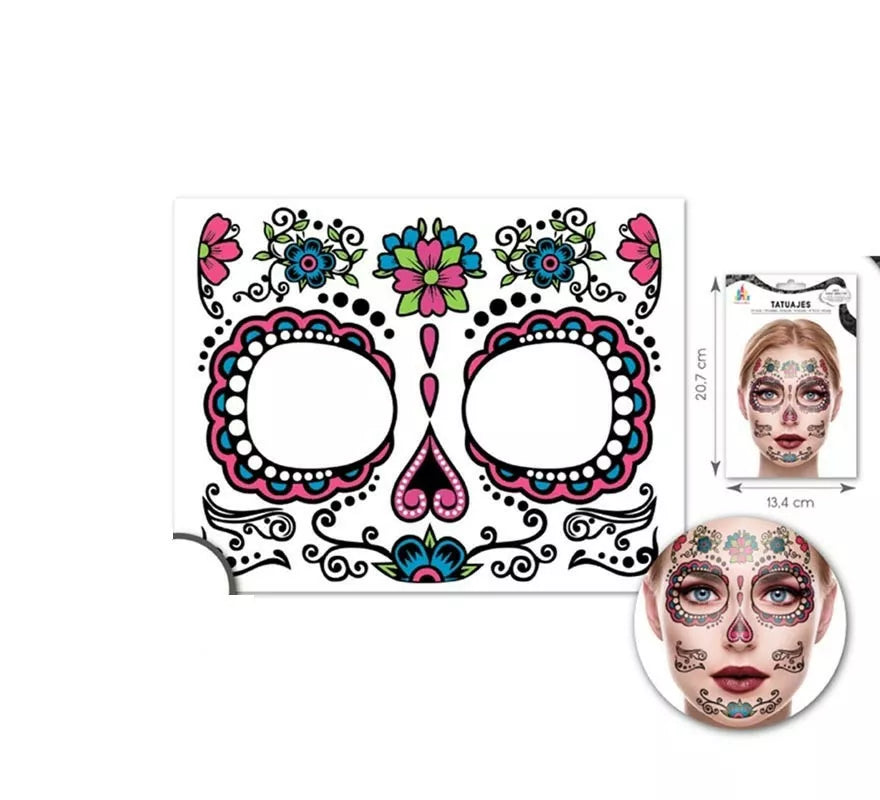 Translation missing: it.Kit Tatuaje Facial Catrina rosa