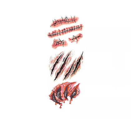 Kit Tatuajes Heridas y Costuras
