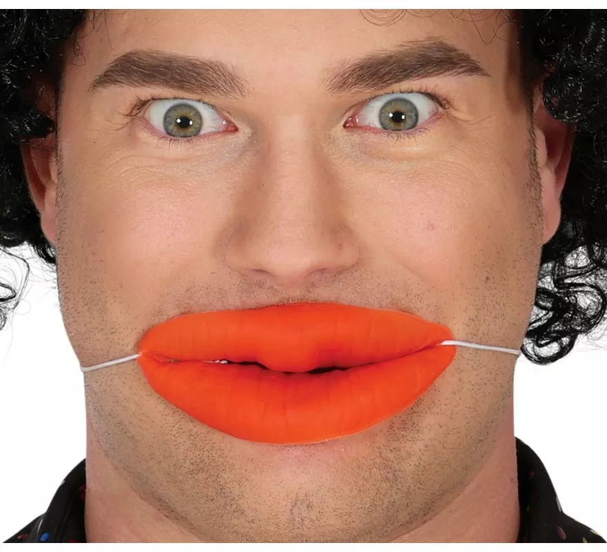 Translation missing: es.Labios Grotescos rojos de Látex
