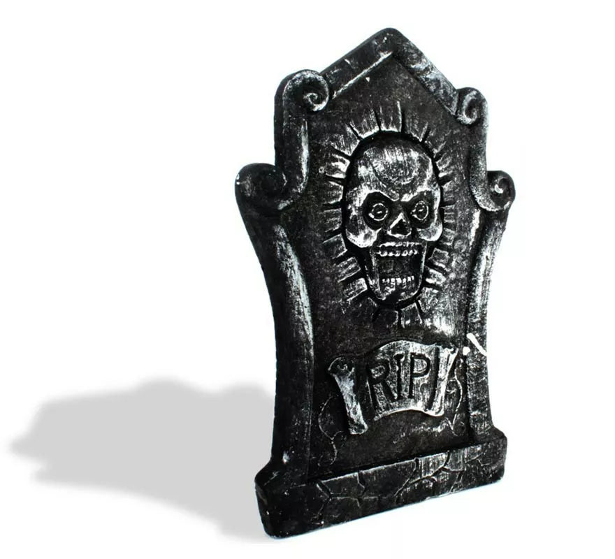Translation missing: it.Lápida Calavera gritando RIP de foam de 29x43 cm