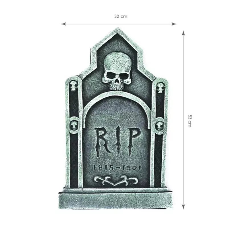 Translation missing: it.Lápida Calavera RIP de 53 cm