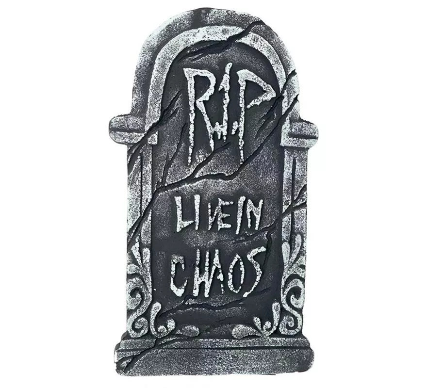 Translation missing: es."Lápida Cementerio ""Live in Chaos2 de 43x22 cm"