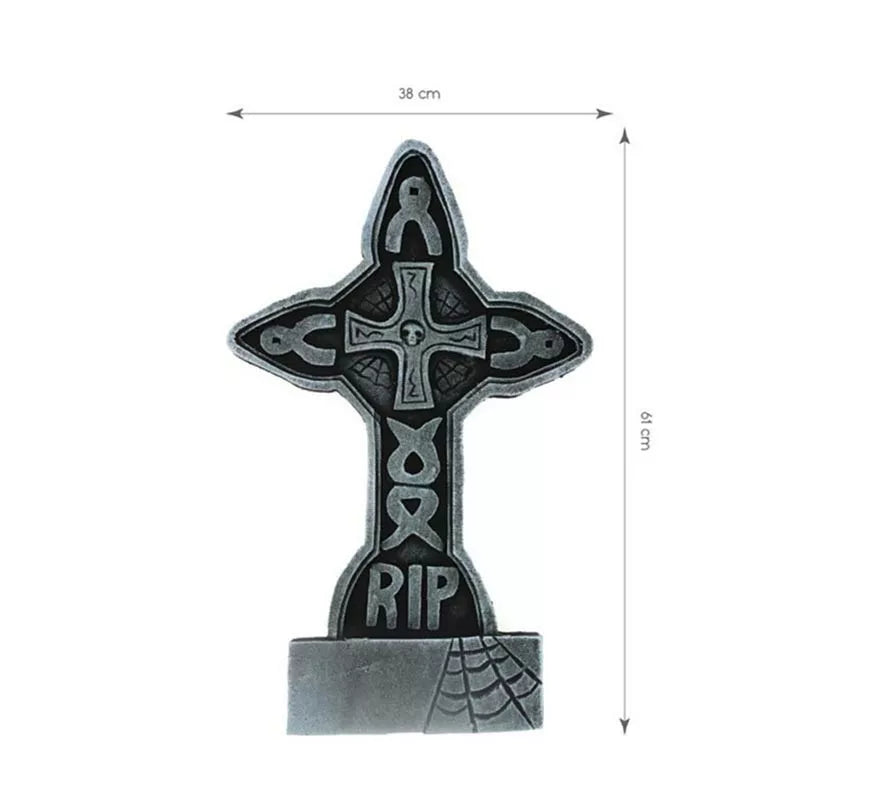 Translation missing: it.Lápida Cruz RIP de 61x38 cm