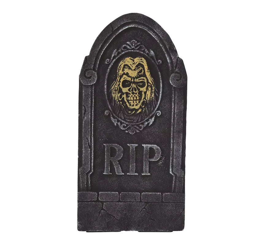 Translation missing: it.Lápida Rip con Calavera 33X65 Cm
