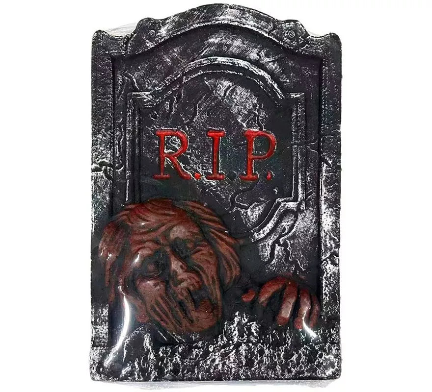 Translation missing: es.Lápida Zombie de Foam RIP de 34x3,50x55 cm
