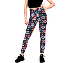 Leggings Catrina Skull da donna