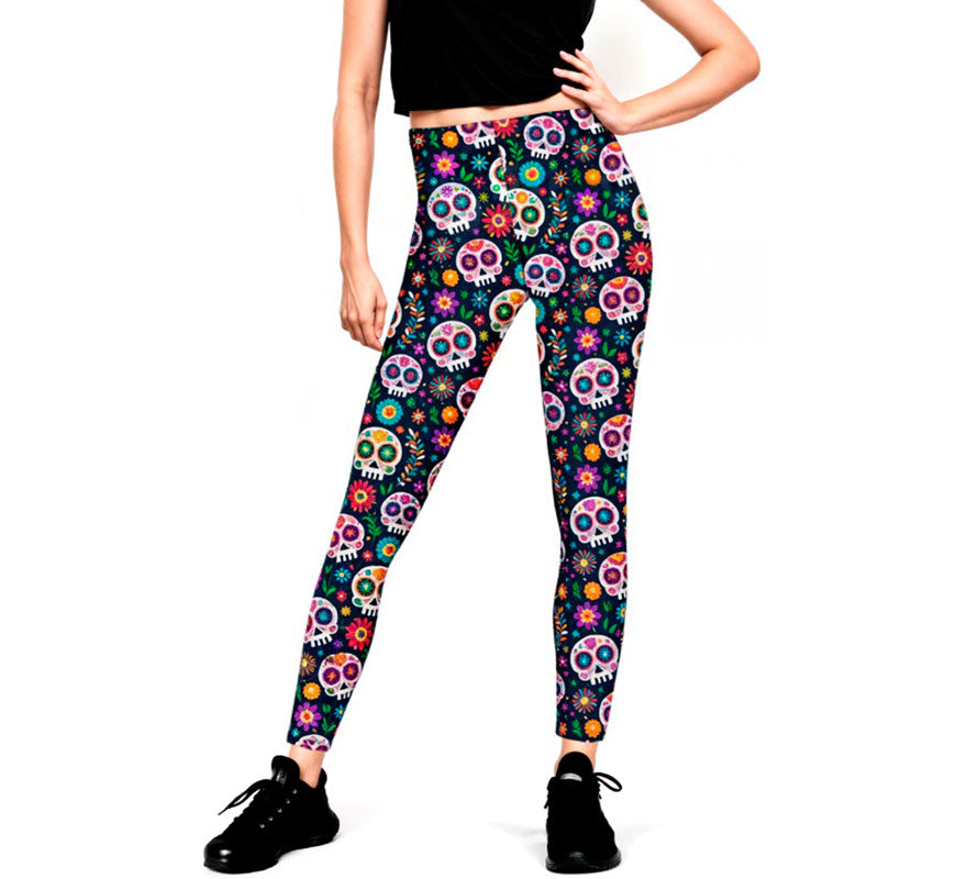 Translation missing: it.Leggins de Calaveras Catrina para mujer