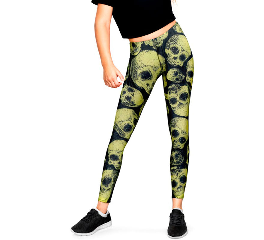Translation missing: it.Leggins de Calaveras para niña