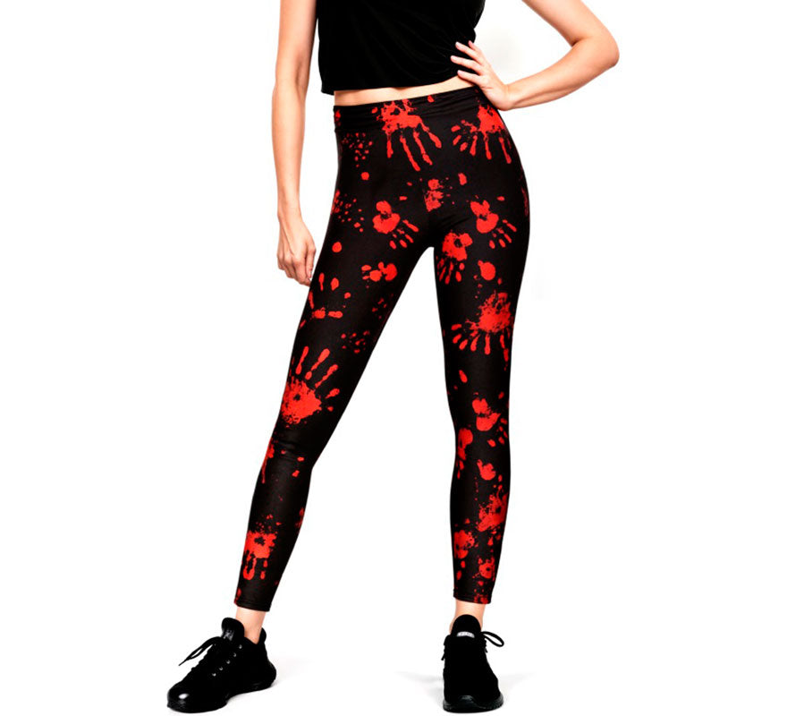 Translation missing: it.Leggins de Huellas Ensangrentados para mujer