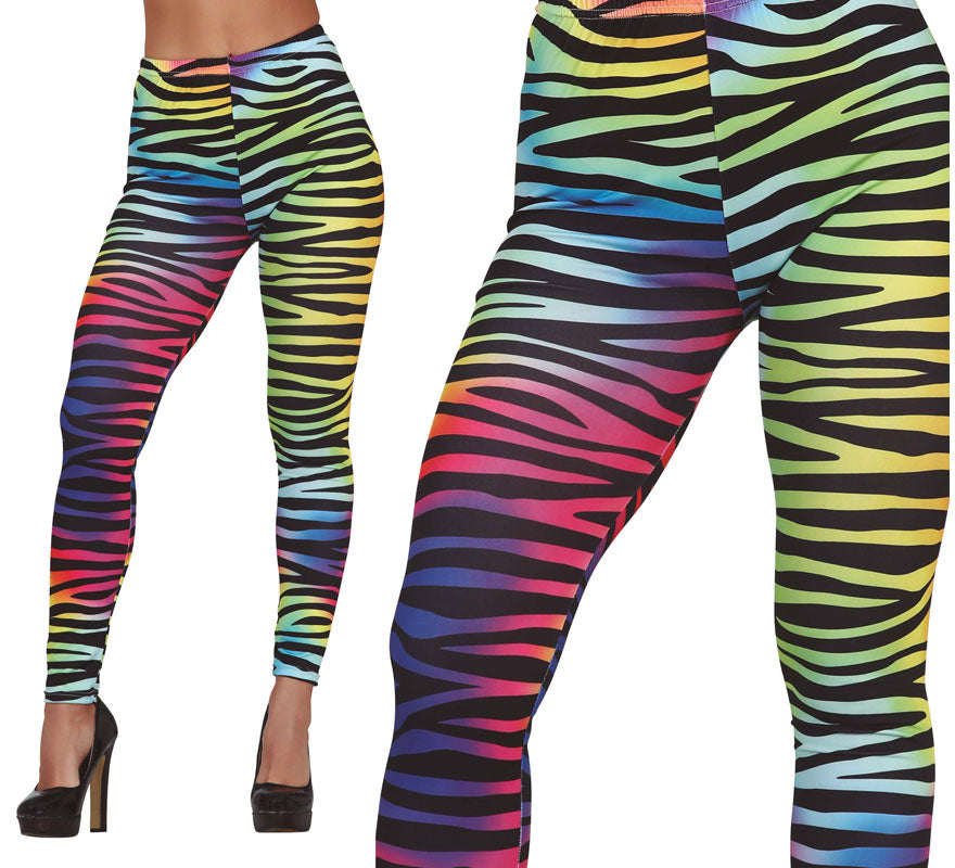 Translation missing: es.Leggins estampado Tigre multicolor para mujer