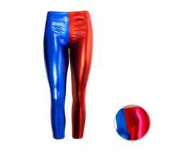 Leggings metallici Clown Villain da donna
