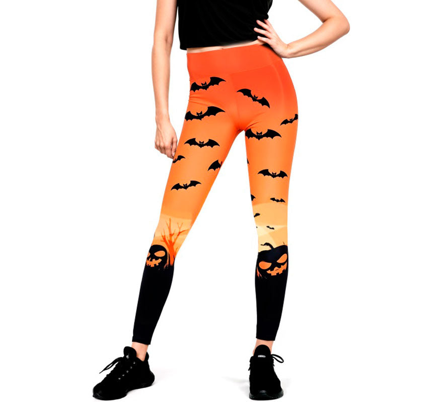 Translation missing: it.Leggins naranjas de Calabaza para mujer