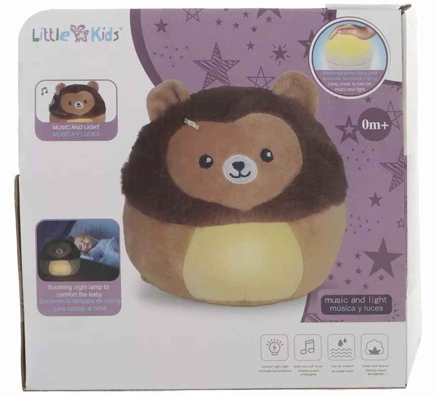 Translation missing: it.León de Peluche Relajante con Luz y Sonido de 24 cm