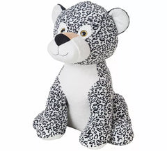 Jeni Leopardo Peluche Grigio 80 cm