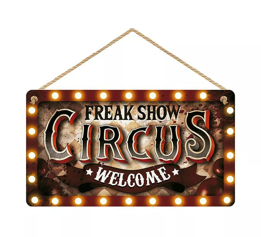 Translation missing: it."Letrero ""Circus"" de madera de 35x20 cm"