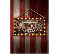 "Letrero ""Circus"" de madera de 35x20 cm"