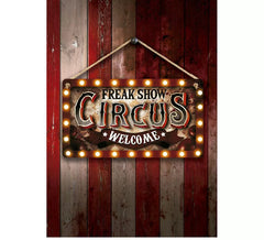 "Letrero ""Circus"" de madera de 35x20 cm"