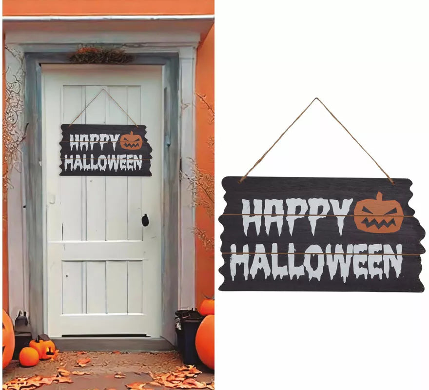 Translation missing: it.Letrero 'Happy Halloween' de 34X19 cm