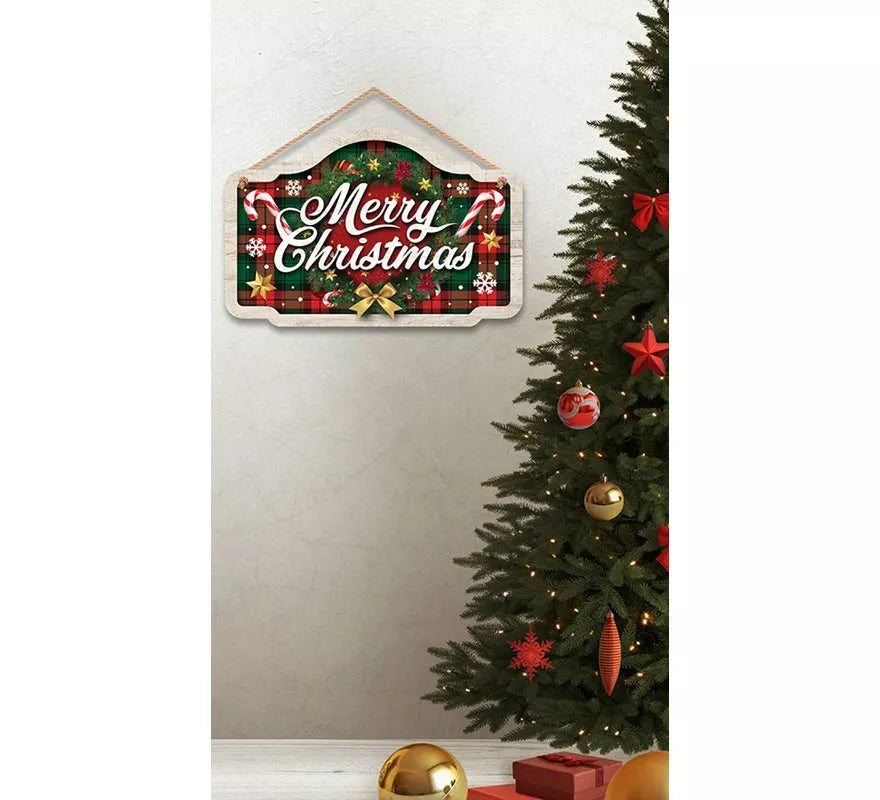 Translation missing: it.Letrero Merry Christmas de 34x19 cm