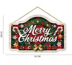 Cartello Buon Natale 34x19 cm