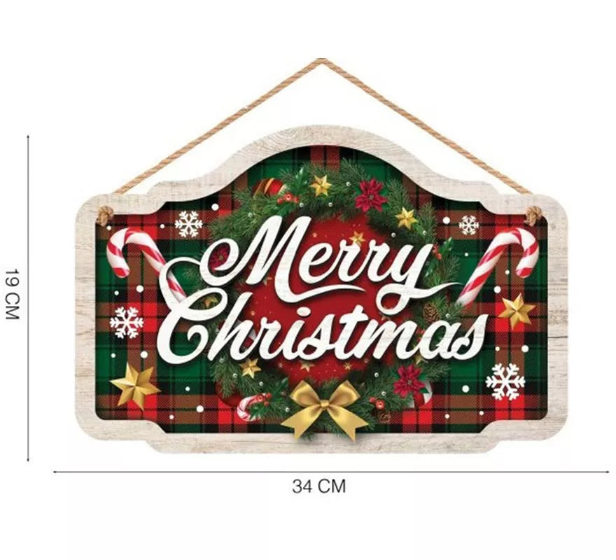 Translation missing: it.Letrero Merry Christmas de 34x19 cm