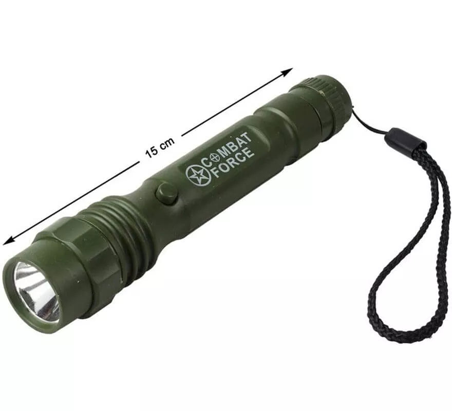 Translation missing: it.Linterna Verde Militar con Luz de 15 cm