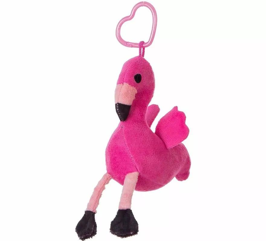 Translation missing: it.Llavero Flamenco de Peluche de 12 cm