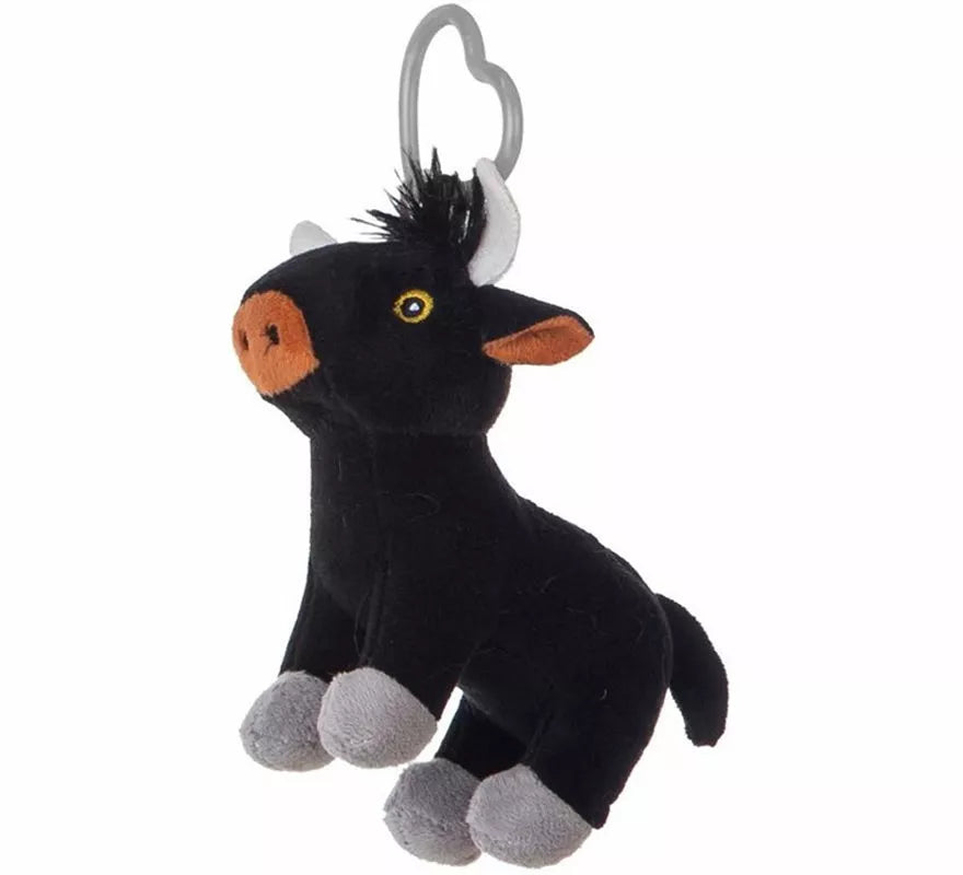 Llavero Toro de Peluche de 12 cm