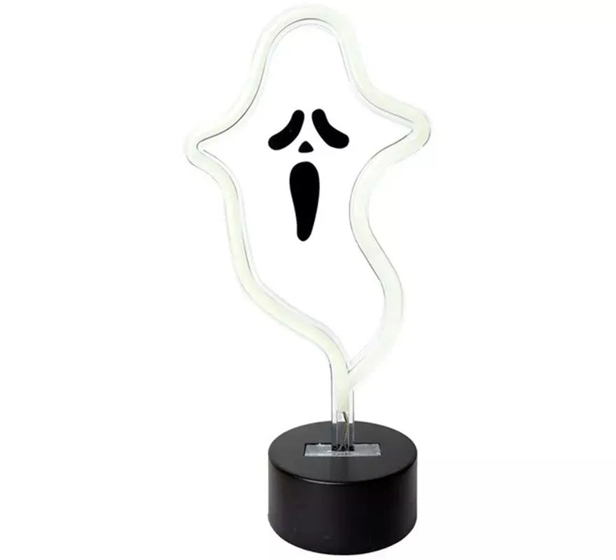 Translation missing: it.Luz neón de Fantasma con Soporte de 17x9x27 cm
