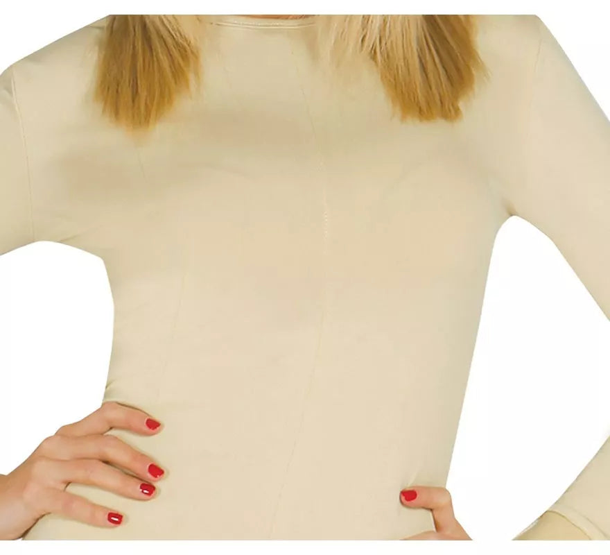 Maillot o mono color beige para mujer
