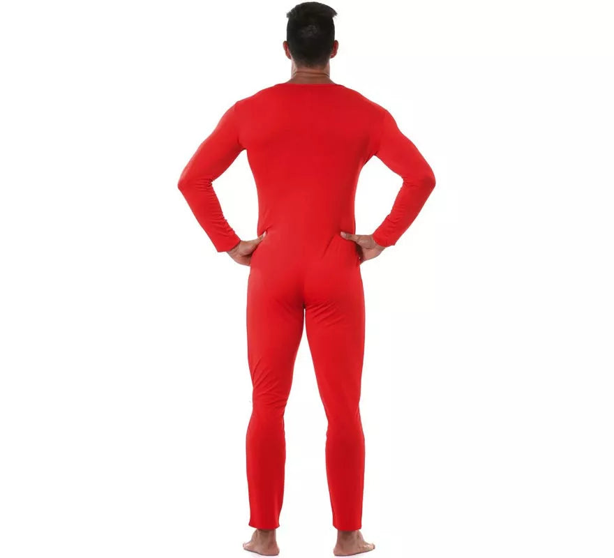 Translation missing: it.Maillot o Mono color rojo para hombre