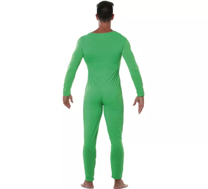 Maillot o Mono color verde para hombre