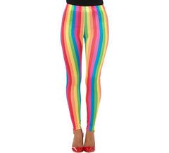 Pantaloni arcobaleno da pagliaccio per donna