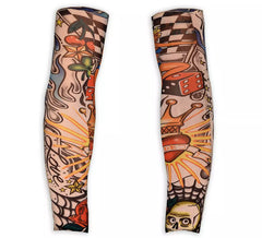 Manicotti del tatuaggio dell'inchiostro di Miami