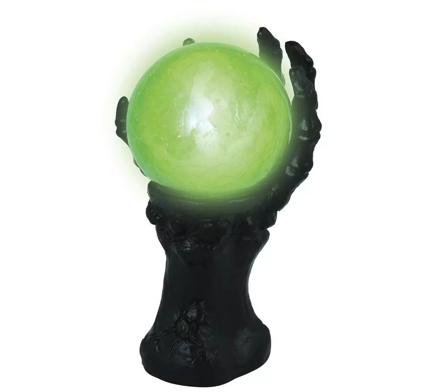 Translation missing: it.Mano con Bola de Cristal con Luz de 14,5x8 cm